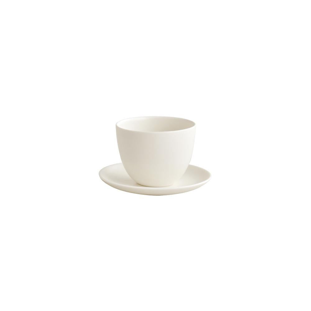 Pebble Cup & Saucer - White image 0