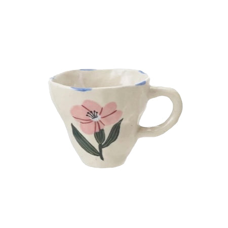 Hand-Painted Stoneware Mug image 1