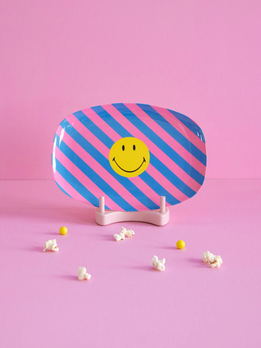 Medium Rectangular Plate - Smiley image 1
