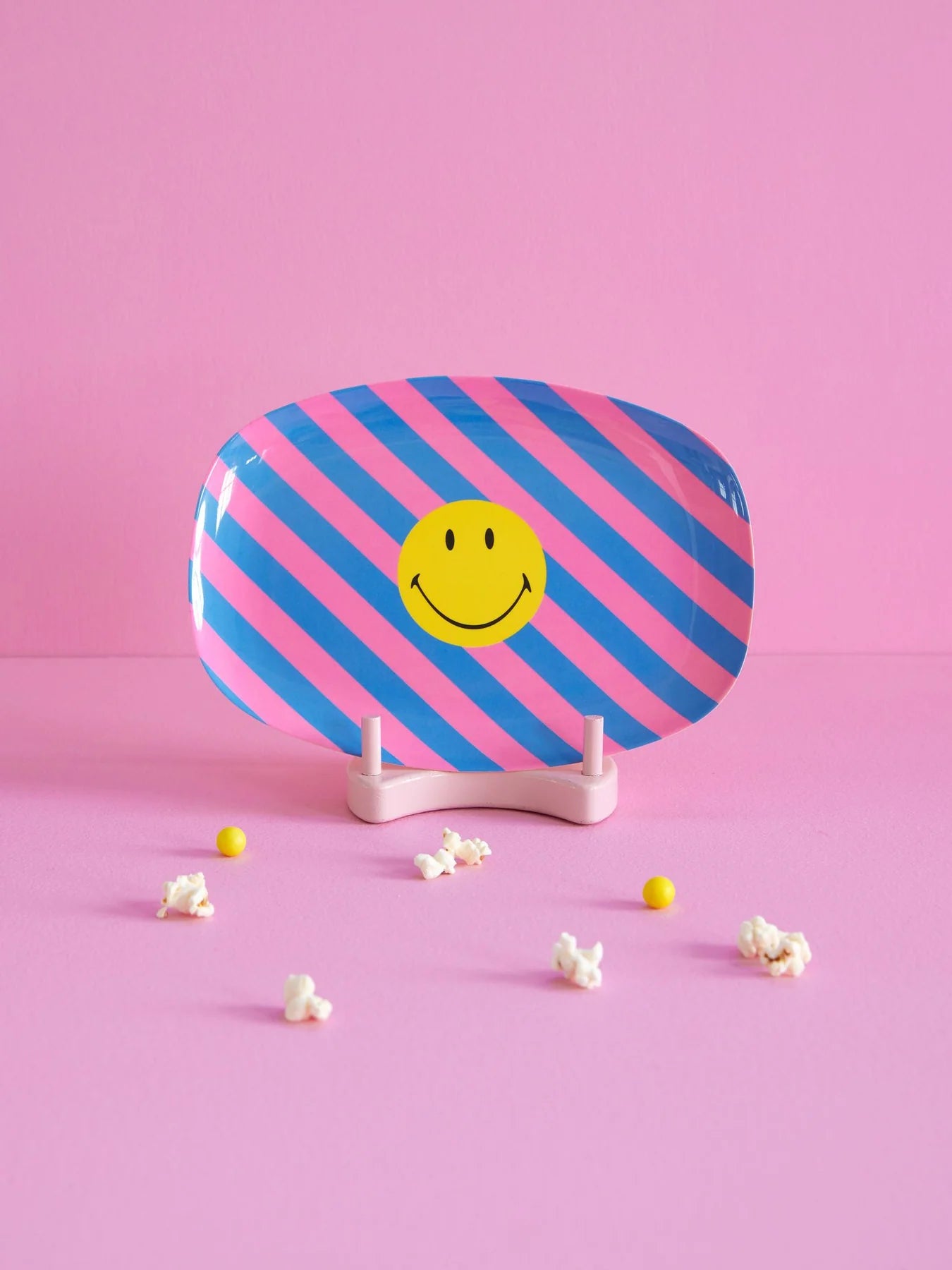 Medium Rectangular Plate - Smiley image 1