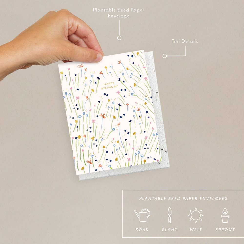 Sweetest Stems - Birthday Card image 1