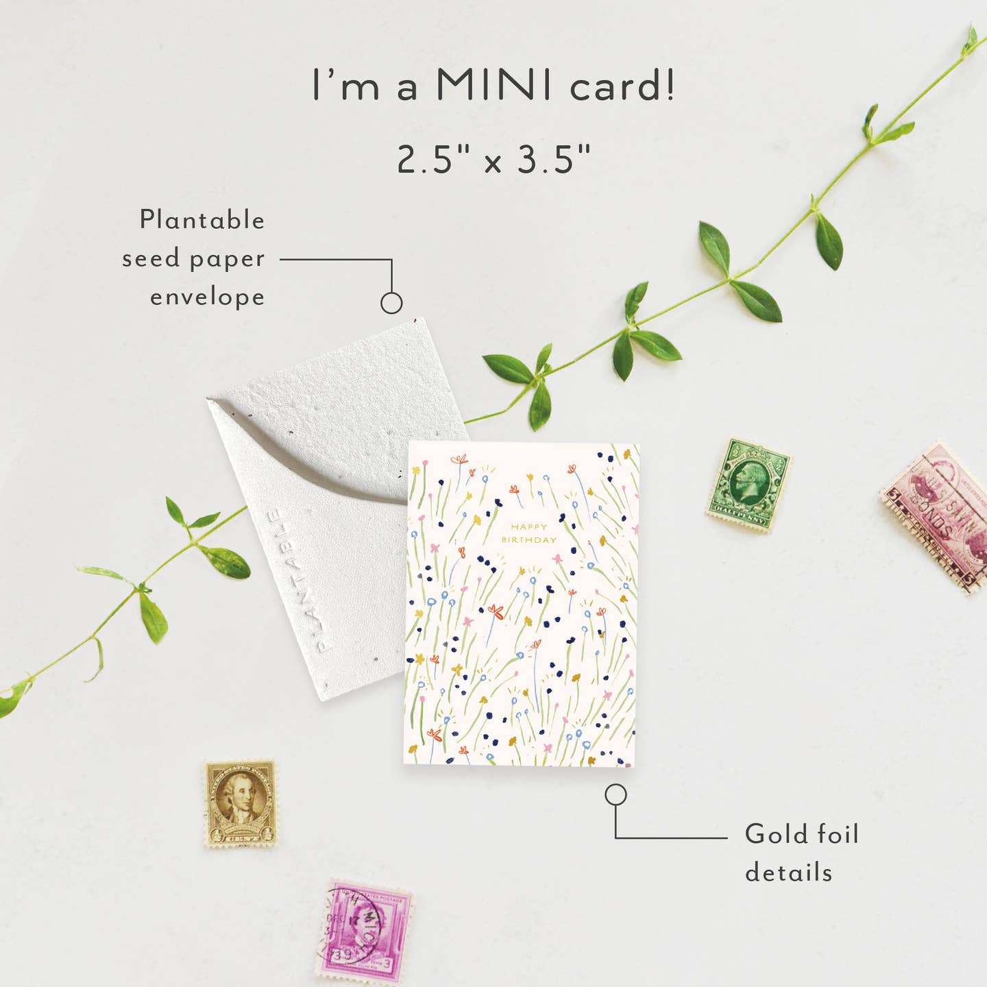 Sweetest Stems - Birthday Card image 3