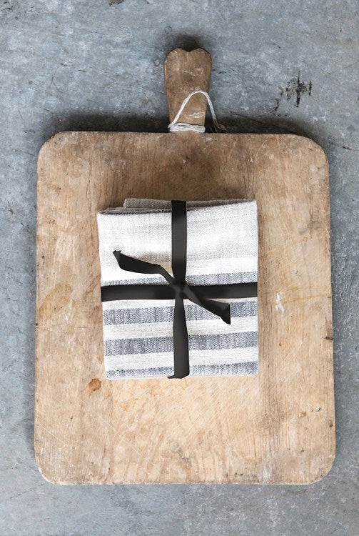 Cotton Striped Tea Towels Set image 2