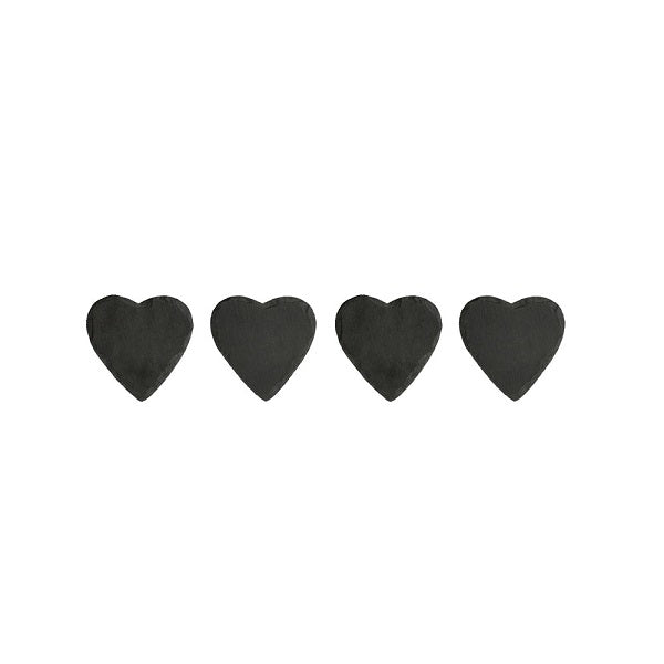 Slate Heart Coasters Set image 1