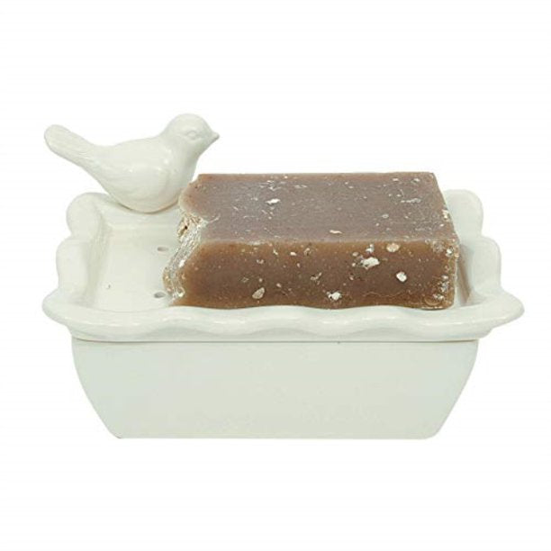 Ceramic Soap Dish with Bird image 4