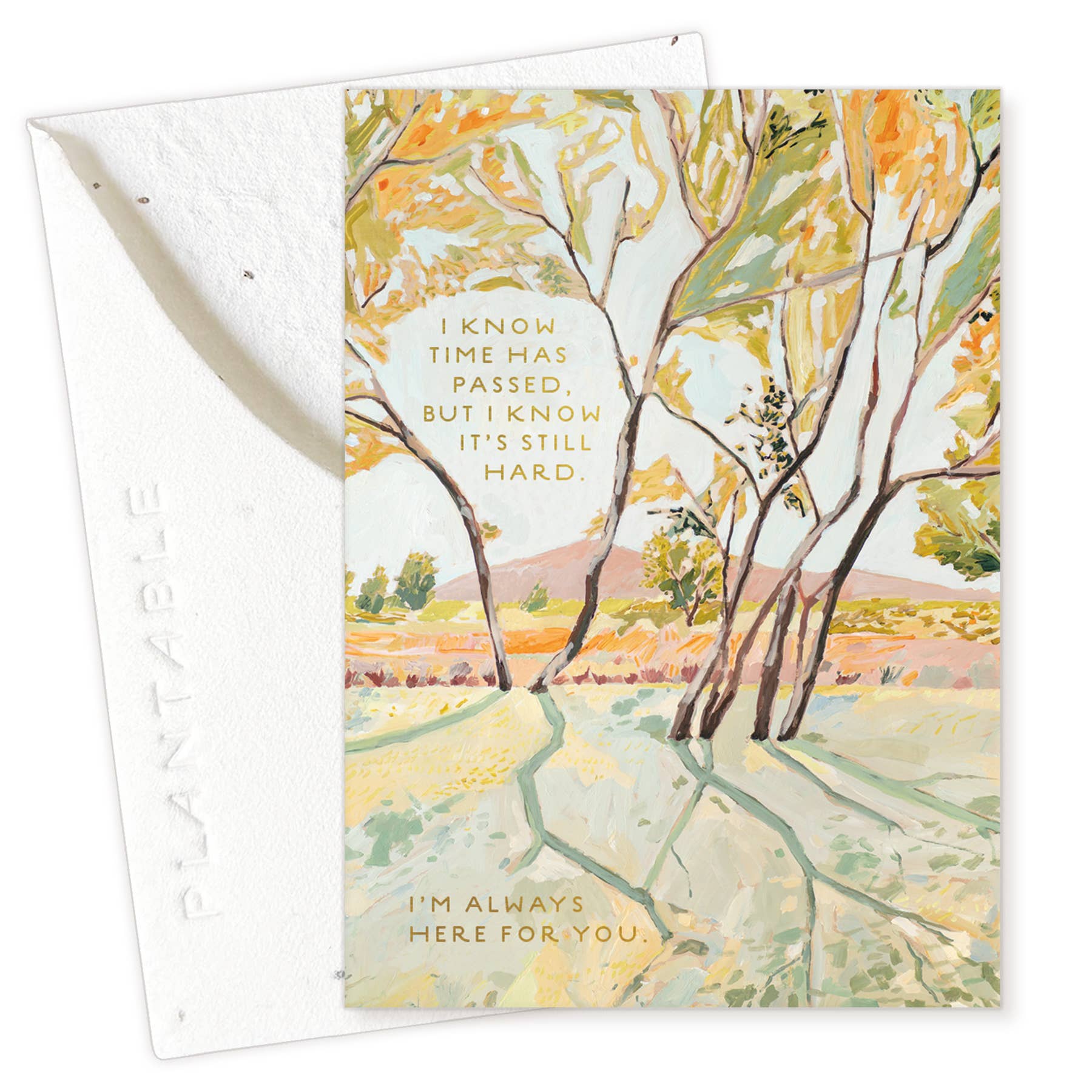 In the Shade Sprout - Sympathy Mini Greeting Card