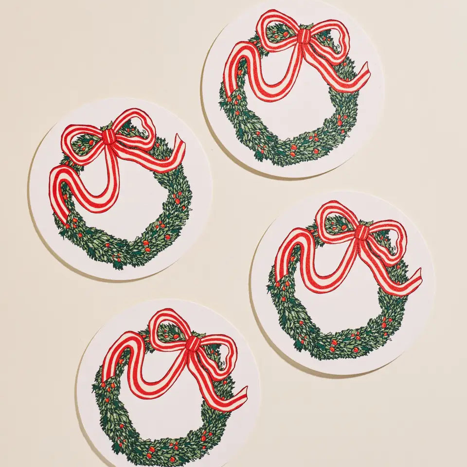Holiday Wreath Coasters image 2