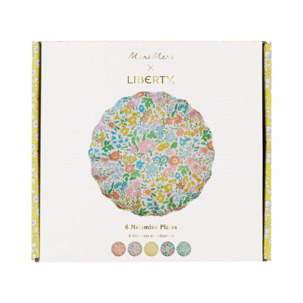 Meri Meri x Liberty Garden Party Reusable Small Plates