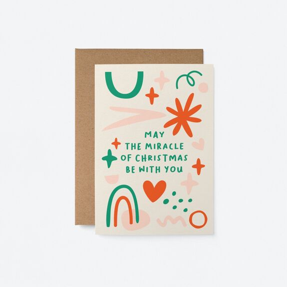 May the Miracle of Christmas Be With You Card image 0