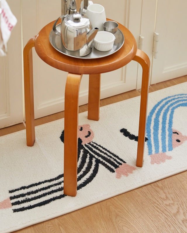 Jacquard Mat - Yoga with Me